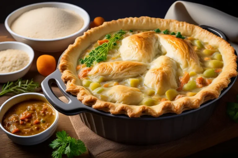 What is the Sauce Made of in Chicken Pot Pie