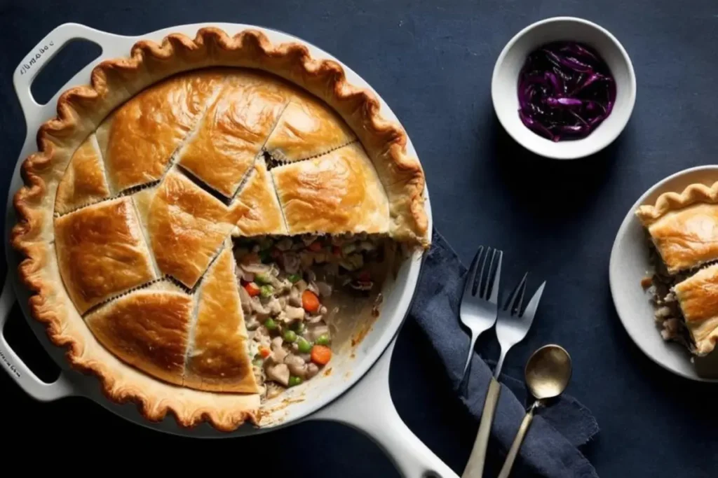 What to serve with a chicken pie